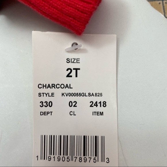 Well Worn Holiday Elfie Sweater Charcoal Grey Sz 2T - Picture 10 of 10